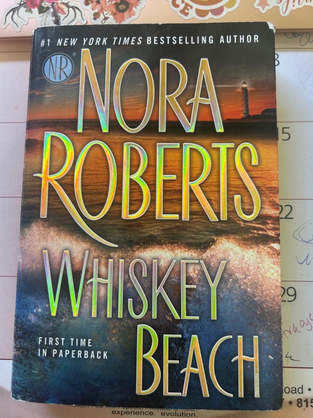 Nora Roberts - Autographed Whiskey Beach (Paperback)